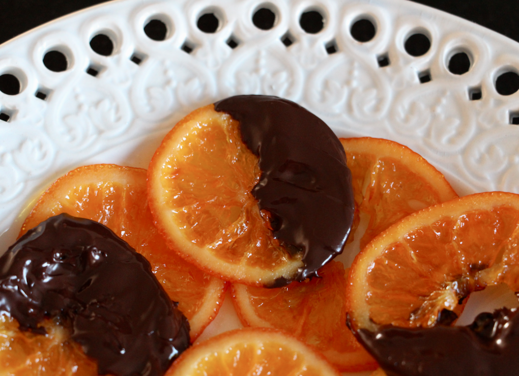 Tranches d'oranges confites au chocolat - Les Délices de Mimm