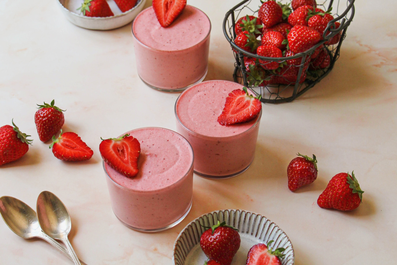 Mousse à la Fraise Casserole Chocolat