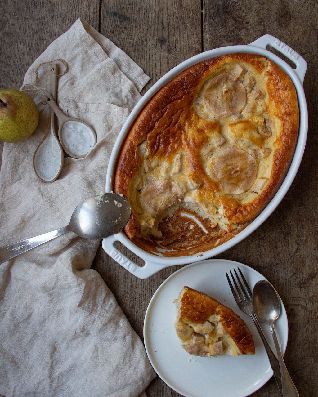 Clafoutis Aux Poires Casserole Chocolat