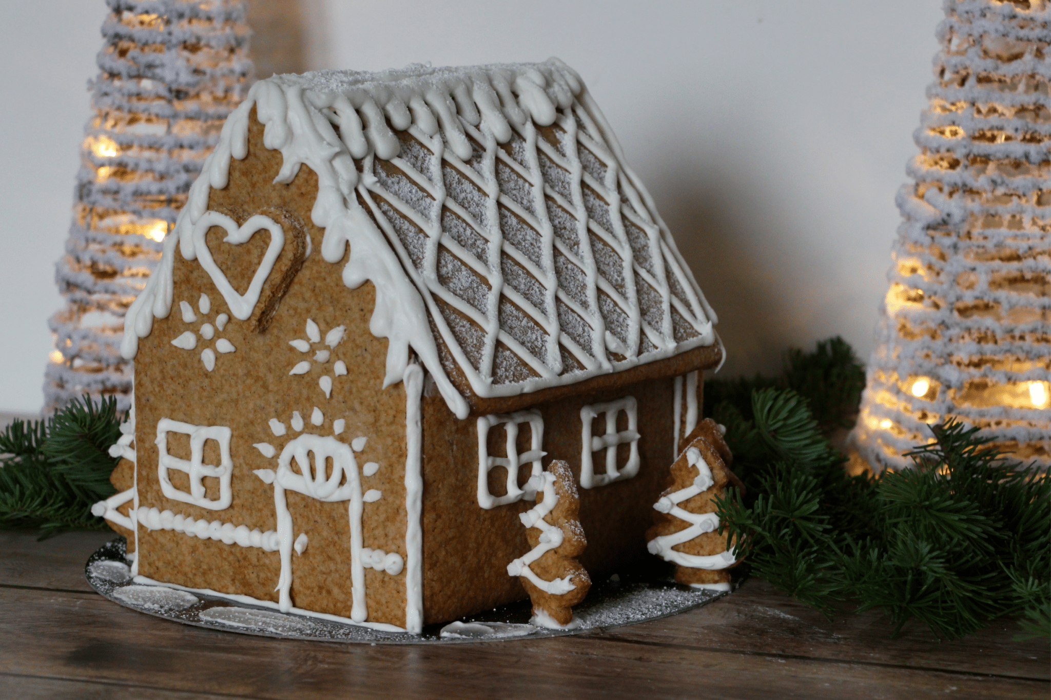 Une maison en pain d'épices pour attendre Noël