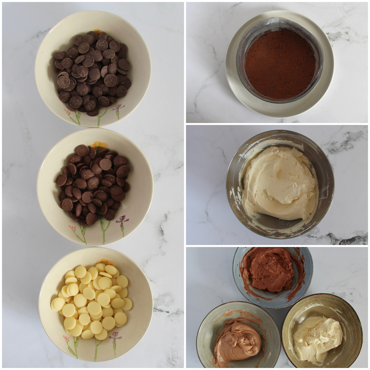 Cheesecake Sans Cuisson Aux 3 Chocolats – Casserole & Chocolat